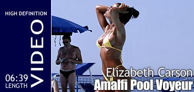 Elizabeth Carson - HD Video - Amalfi Pool Voyeur